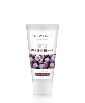 Крем зимова вишня Winter cherry - делікатно доглядає шкіру обличчя і тіла в холодну пору, 50 ml 4820197802418 фото