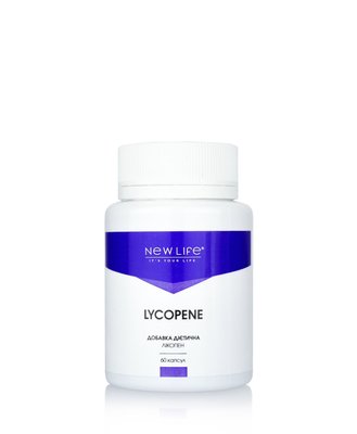 Дієтична добавка Лікопен Lycopene - допомога серцю та судинам, антиоксидант, онкопротектор, 60 капсул у баночці 500 mg 4820258110063 фото