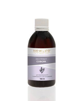 Рослинний екстракт Софори New life - для судин та вен, 100 ml 4820127582427 фото