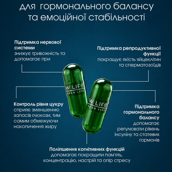 Диетическая добавка Inositol Инозитол &ndash; для поддержки нервной системы и психоэмоционального здоровья, 60 растительных капсул в баночке 4820171415641 фото